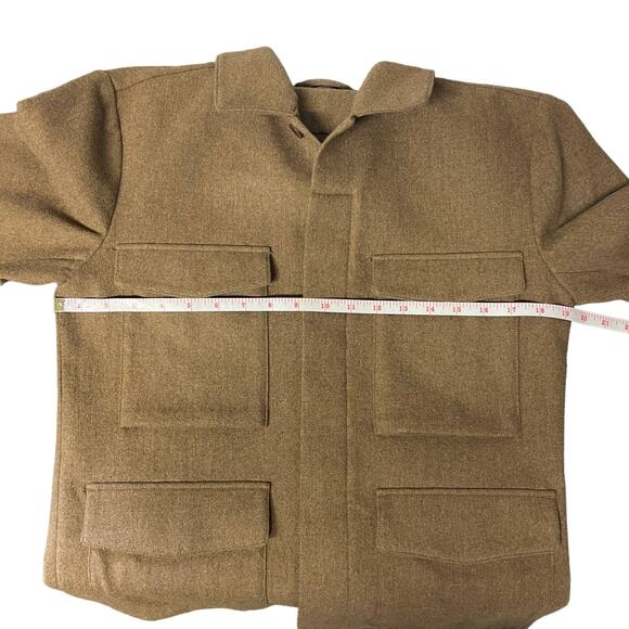 Le 31 Women's Wool Blend Button Front Camel Blazer Jacket Size Small - Picture 9 of 11